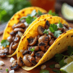 tacos con setas