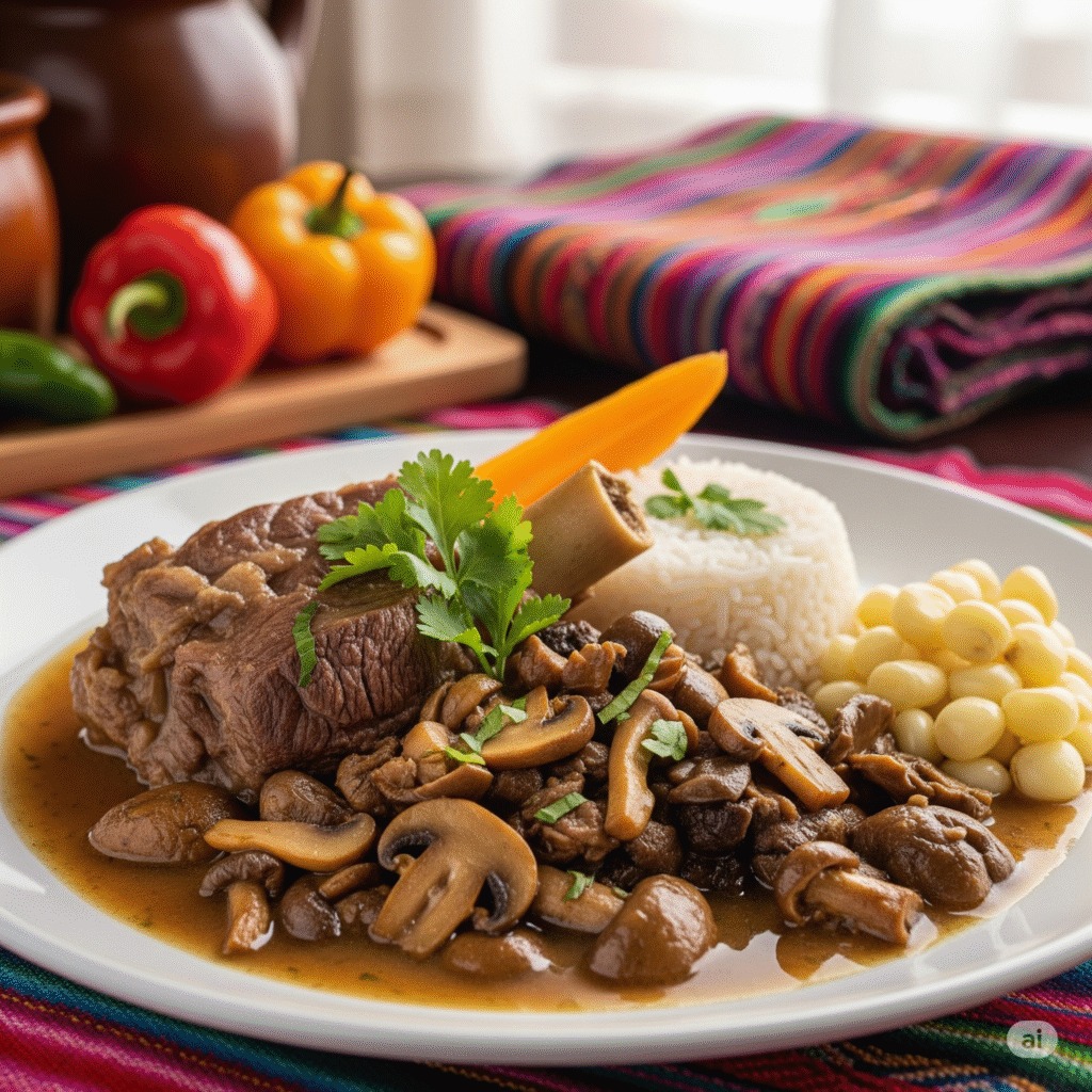 cocina peruana con hongos
