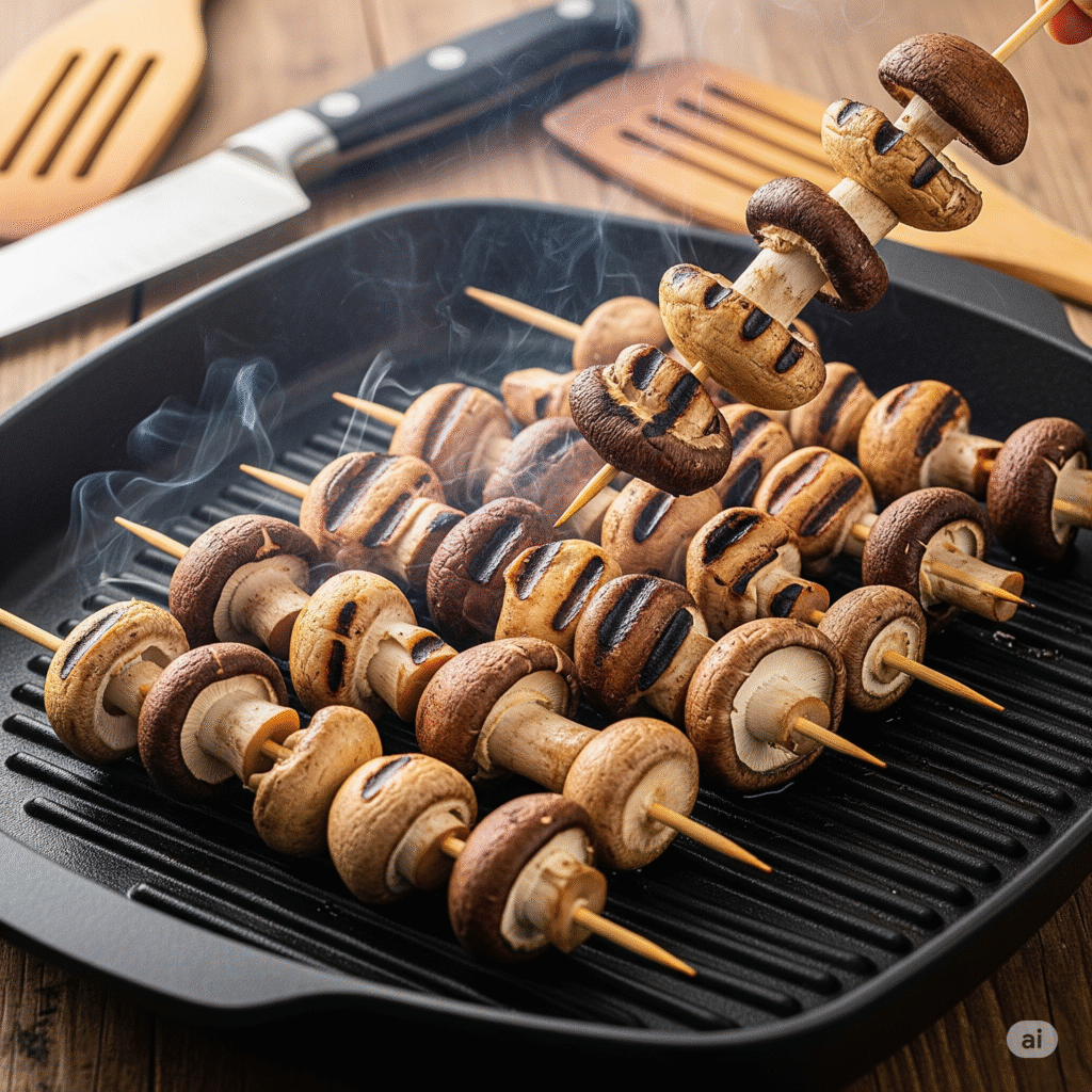 brochetas de setas