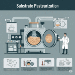 pasteurización del sustrato