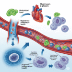 ¿Cómo influyen los betaglucanos presentes en los hongos en la salud cardiovascular?